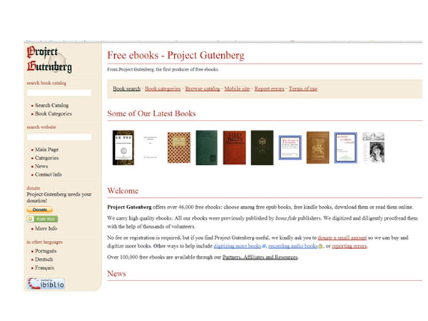 gutenberg free books