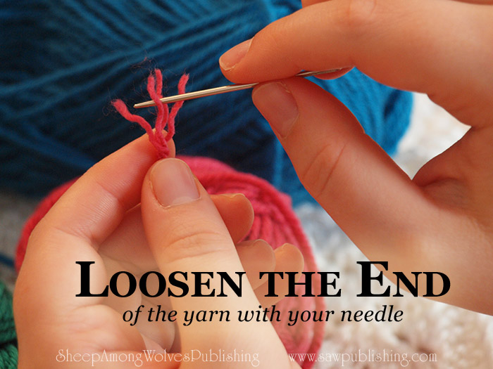 Yarn too bulky for the eye of a needle? Today’s Timeless Tip shares an easy idea for how to thread a needle with yarn without wasting a second.