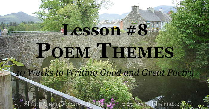 As poets, we all have a wonderful opportunity to branch out into poem themes that we have never tried before.