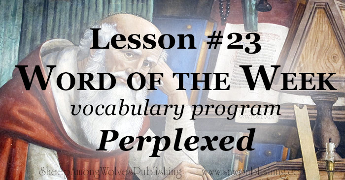 Word Of The Week Lesson #23 - Perplexed - Sheep Among Wolves Publishing