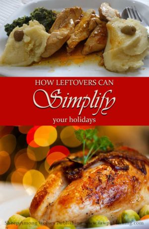 Does cooking for holidays leave you feeling stressed? Today’s Timeless Tip from Homemakers of the Past offers some simple ways to turn holiday leftovers into easy meals—and reduce your stress at the same time.