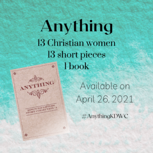 In this heartwarming collection, thirteen Christian authors weave tales of warmth, hope and encouragement, echoing the theme of “anything” from a refreshing variety of angles.