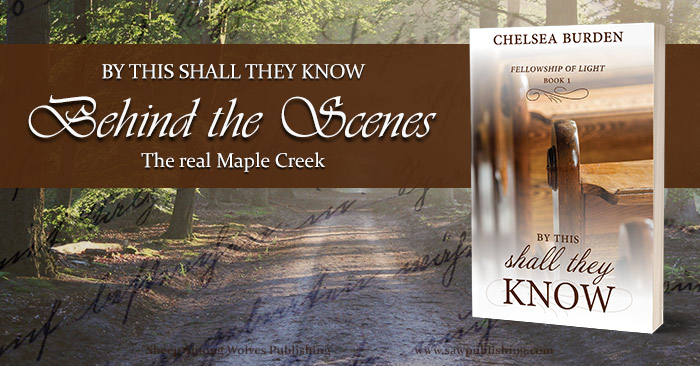 Do you like hearing the true incidents behind a fictional story? Do you wonder how much an author’s own experience affects the stories she writes? Come behind the scenes of By This Shall They Know, and see how much the Real Maple Creek influenced this soon-to-be-released novel!