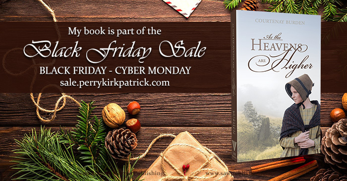 If you love Christian/clean fiction, then Perry Kirkpatrick’s Black Friday Sale is an event you don’t want to miss!