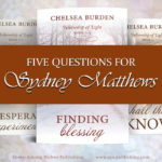 Do you ever get to the end of a book and wish you could ask the characters some questions? Today I have that unique opportunity as SAW Publishing presents a character interview with Sidney Matthews.
