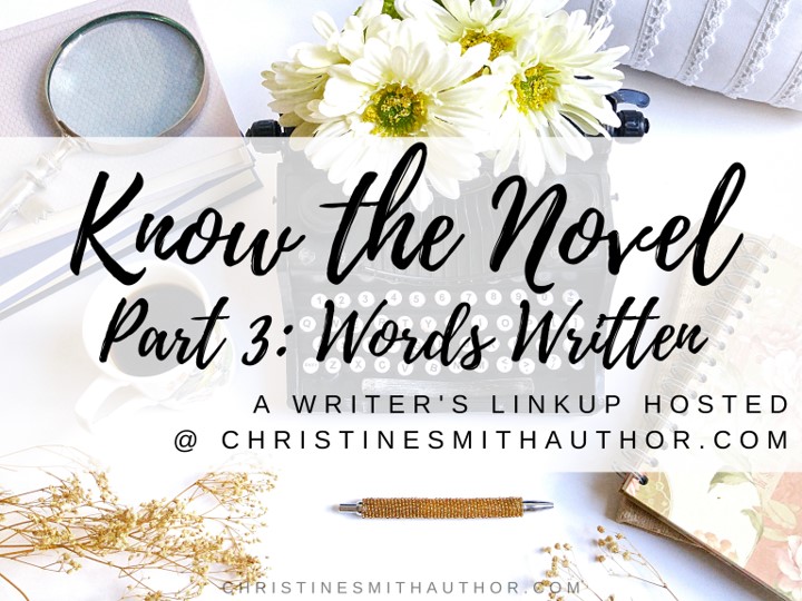 It’s finally time for the third part of Christine Smith’s Know the Novel linkup, as we explore words written during the past month on In Quest of a Nameless Sea.