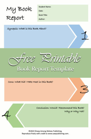 Whether you need a basic worksheet to guide your elementary student through an oral presentation, or an outline to prepare your highschooler for a written essay, SAW Publishing’s FREE book report template has you covered!