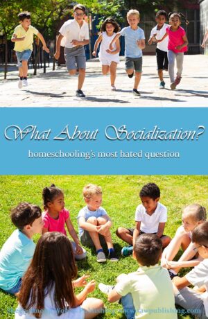 Somehow, the socialization debate can be the one that gets most easily under our homeschooling skin. So why does this question bug us to much? And it is there still a way to answer it with grace?