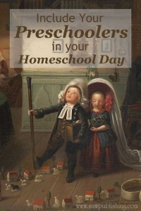 It can be a challenge to occupy little ones while we are teaching the older ones. Include preschoolers in your homeschool & keep everyone happy.