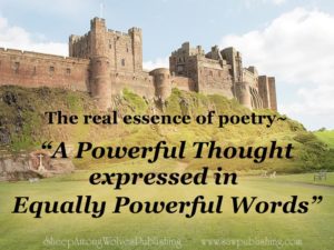 What is poetry? To say that a poem is defined by rhyme and meter, is to miss the essential quality which makes it poetry and not just rhyme.