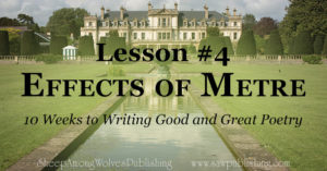 Did you ever think about the effects of metre on poem tone? Great metres will bring the reader away impressed--even if he doesn't agree with you.