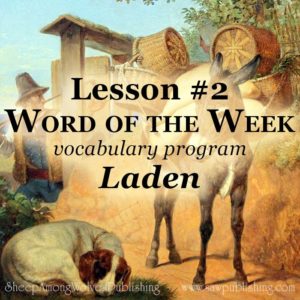 The Word Of The Week Lesson #2 takes a look at Matthew 11:28 as we explore the meaning of the word LADEN.