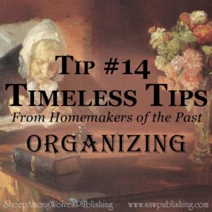 Does the task of organizing look too overwhelming to begin? Today’s Timeless Tip offers the secret of attaining organized records by small steps.