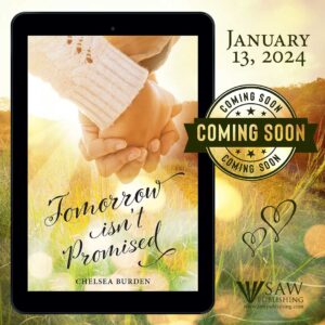 Tomorrow Isn’t Promised releases on February 13th—just one week from today! It’s time to introduce to you this gorgeous cover—and the storyline that makes Tomorrow Isn’t Promised so unique!